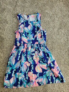 lilly pulitzer sabrinah midi dress Lilly Pulitzer $248 Sabrinah Midi Dress in Multi Coral Bay Size 14 XL